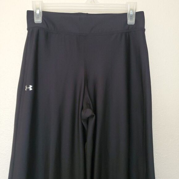 Under Armour Palazzo Wide Leg Pants Womens Size XS Extra Small Black Pull On - Picture 1 of 13